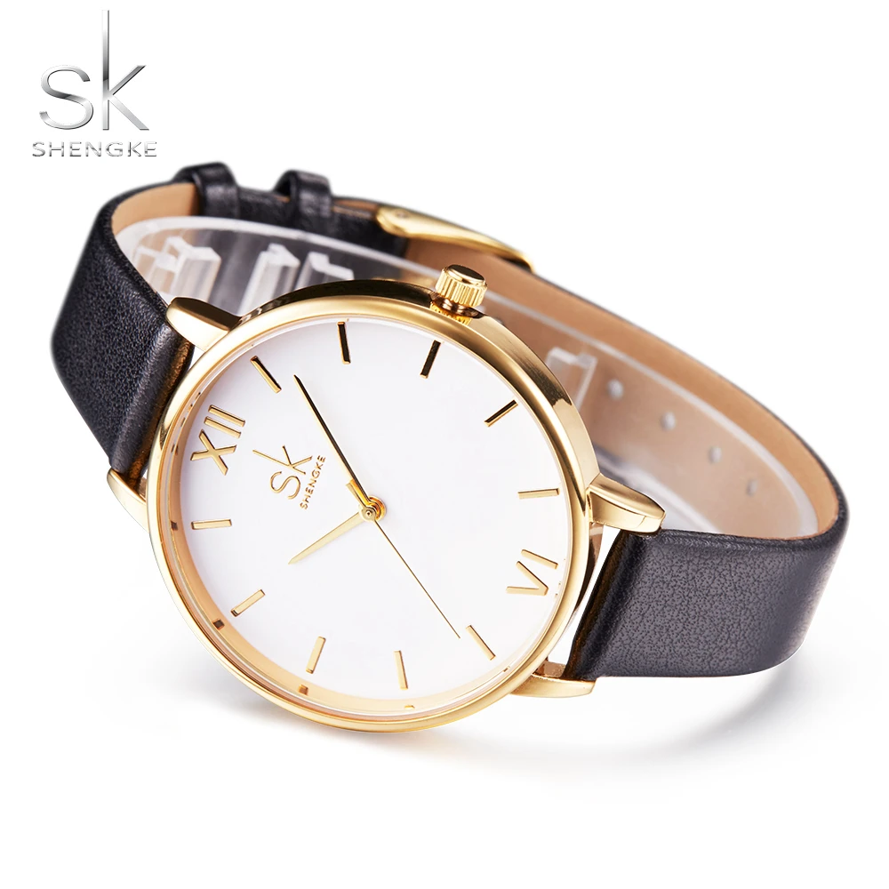 Brand de Top SK Femei Ceasuri din Piele Ceas de Aur de Lux pentru Femei Ceasuri Doamnelor Ceas cu Ceas Saat Relogio Feminino reloj mujer 5