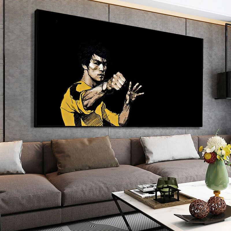 Bruce Lee Postere Si Printuri de Arta de Perete Decor Acasă Kung Fu Superstar Tablouri Canvas Poze de Perete pentru Living Decorul Camerei 5
