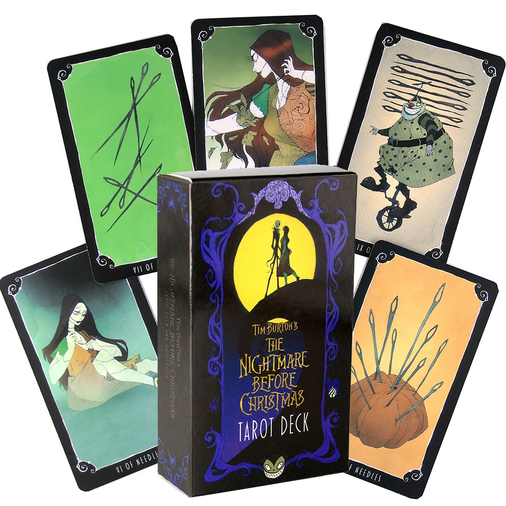 Coșmar Înainte De Crăciun, Cărți De Tarot Lenormand Oracle Carduri De Divinație Soarta Punte Tabla De Joc De Familie Partid Joc 5