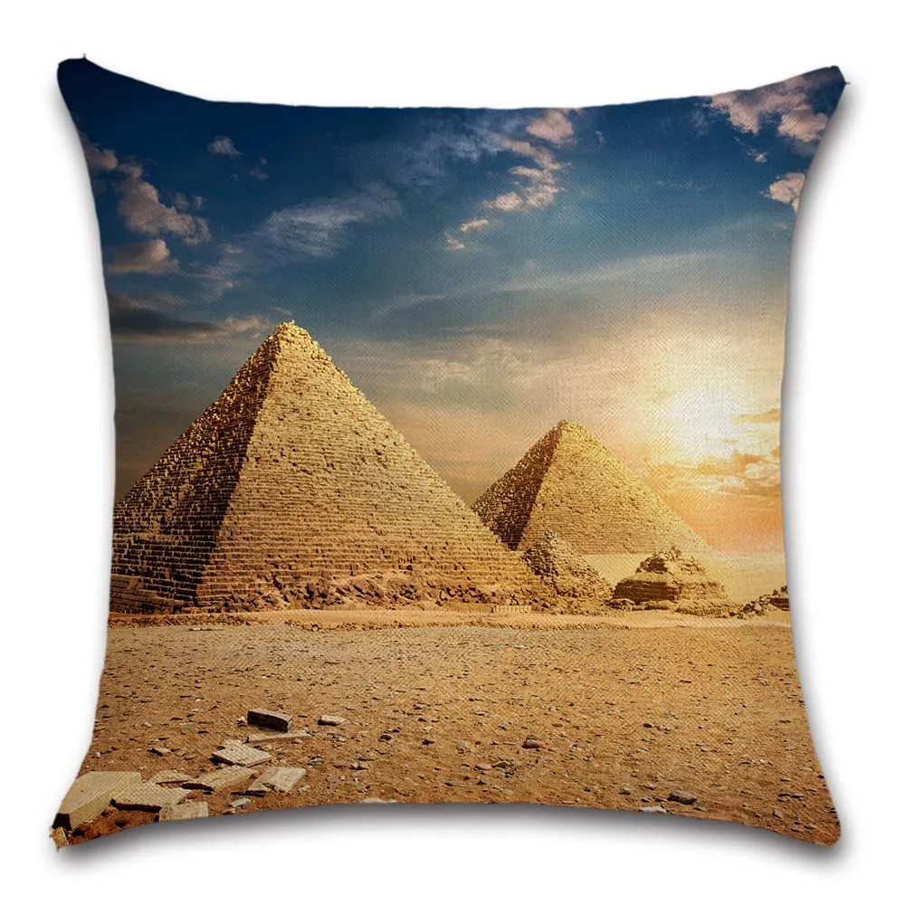 Egiptean Piramida lui Keops vedere față de pernă față de Pernă Scaun scaun canapea decorative pentru casa prietenului copii fata de Decor dormitor cadou 5