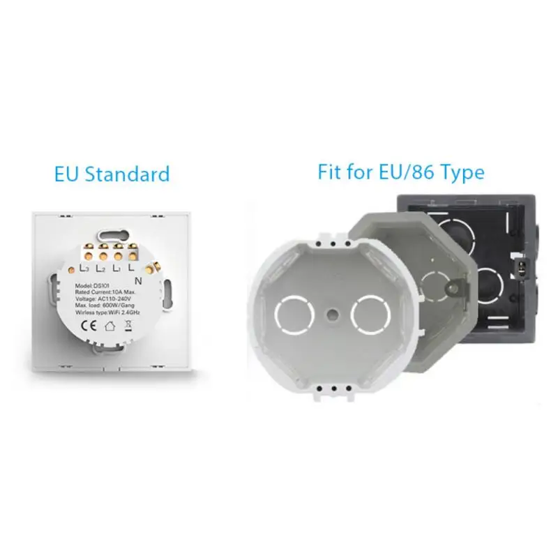 Ewelink zigbee smart switch 4-bandă universală switch întrerupător modul touch panel UE 1/2/3/4gang comutator compatiable alexa google 5