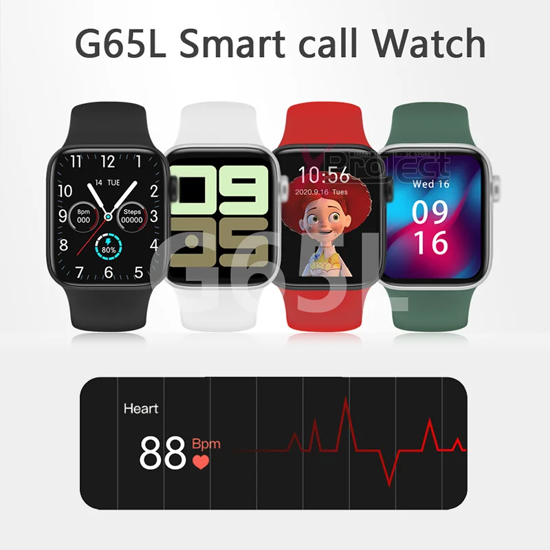 G65L smart Dial watch Bluetooth Apel Temperatura Corpului ECG Monitor de Ritm Cardiac martwatch PK iwo 8 12 W34 X7 T600 X6 W46 Z15 HW12 5