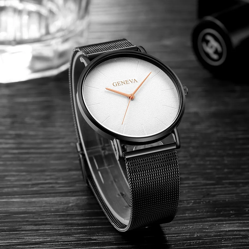 High-end simplu moda pentru bărbați ceas 2020 ultra-subțire simplu bărbați ' s ceas din oțel inoxidabil plasă de cuarț Relogio S 5