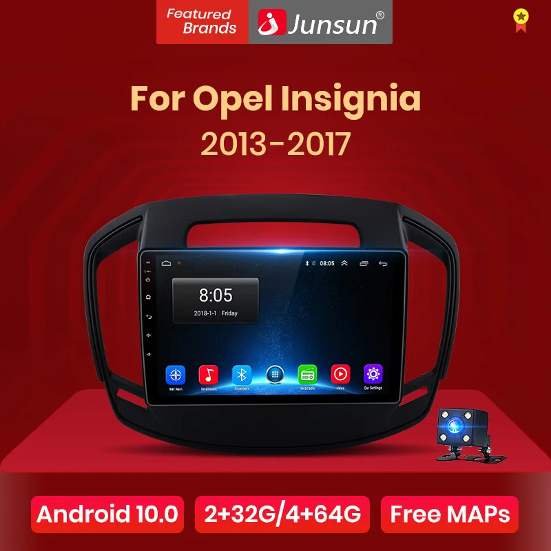 Junsun V1 Android 10.0 DSP CarPlay Radio Auto Video Multimedia Player Auto Stereo GPS Pentru Opel Insignia 2013-2017 2 din dvd 5