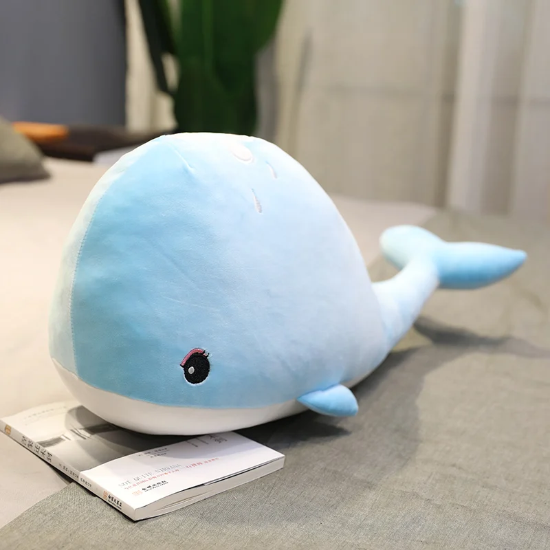 KUY Fierbinte Huggable Lovley Super Moale Rechin Uriaș de Pluș Balenă de Pluș Animale Ocean Kawaii mare Papusa Jucării de Desene animate copii de Jucarie Cadou 5