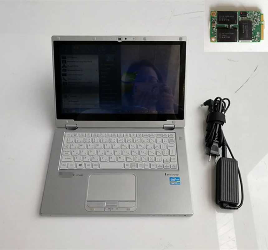 Laptop folosit CF-AX2 Tableta Mini 480GB Mini SSD V12/2020 Software-ul Cititor de Cod și Scanner MB Star C5 SD C5 Diagnoza Auto Instrumente 5