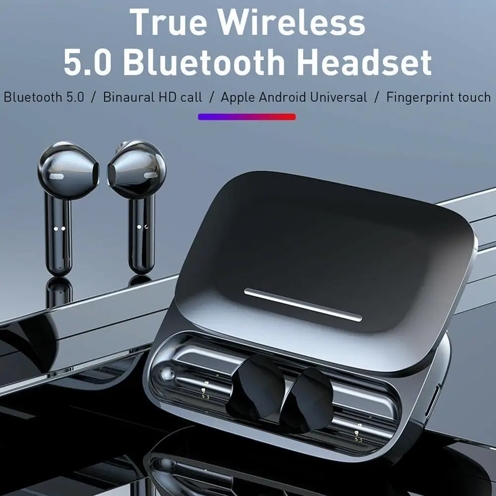 Lutiore TWS Căști Bluetooth HD Stereo Wireless Sport Căști Touch Control Anulare a Zgomotului de Jocuri Pentru Microfon 5