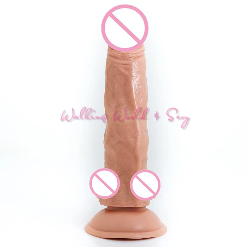 Mare Realist Vibrator Puternic Ventuză Uriașă Flexibil Penisului Penis Carnea Mare Penis Artificial Femeie Masturbari Adult Jucarii Sexuale Pentru Femei 5