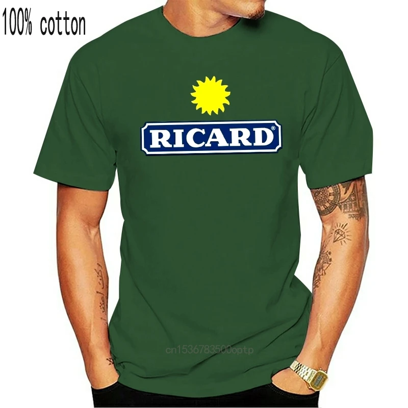 Moda Ricard Mens Bumbac T-shirt Imprimat Vara Amuzant Graphic Tee Shirt 5