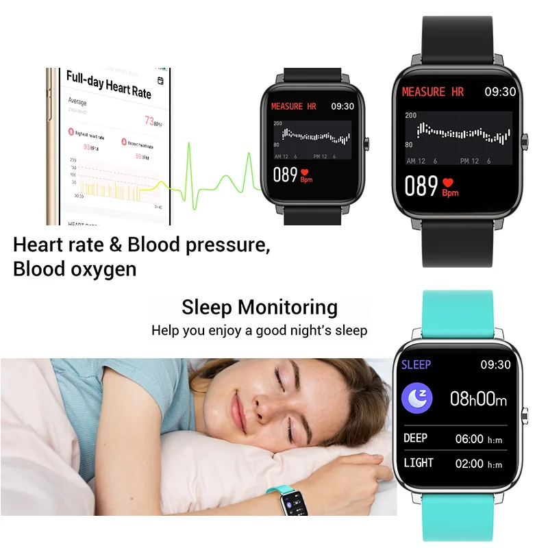 Moda SmartWatch Femei Bărbați Tensiunii Arteriale Tracker de Fitness Doamnelor Sport Încheietura Ceas Pentru Android Ios Electronice ceas Inteligent 5