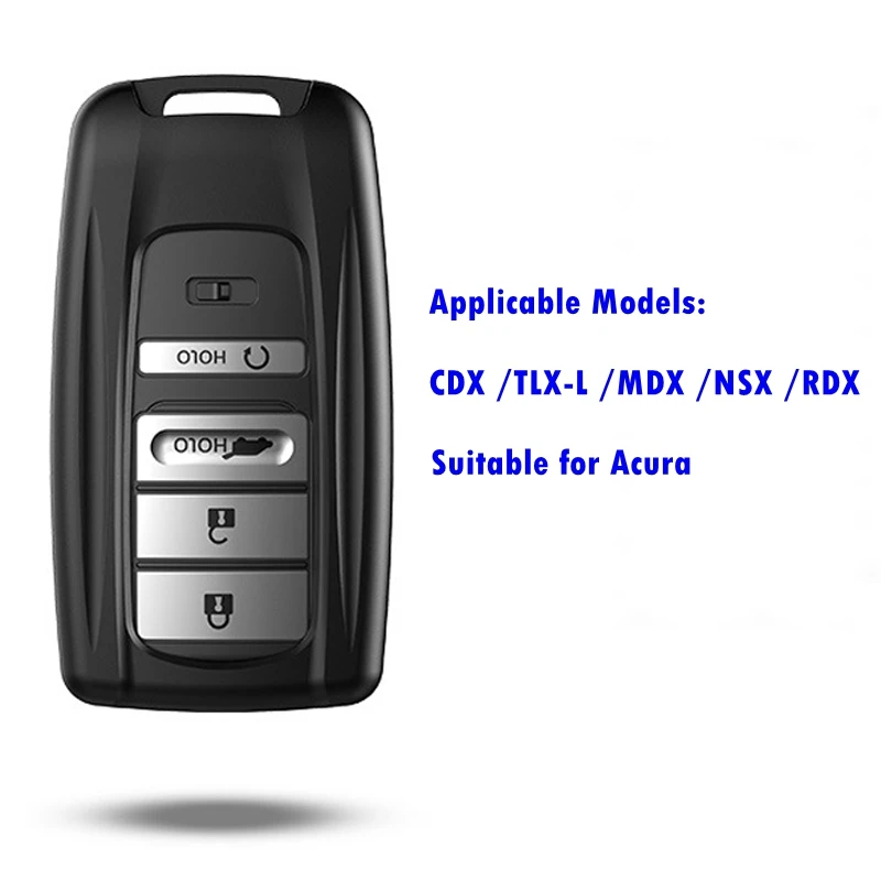 Multi-stil Aliaj de Aluminiu Cheie Auto Cutie de Protecție Smart Key Caz Este Potrivit pentru Acura CDX TLX-L MDX NSX RDX Accesorii Auto 5