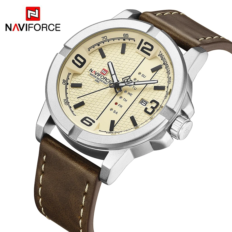 NAVIFORCE Top Brand de ceasuri de Lux Bărbați Montre Homme Moda Impermeabil Menswatches Relogio Masculino 5