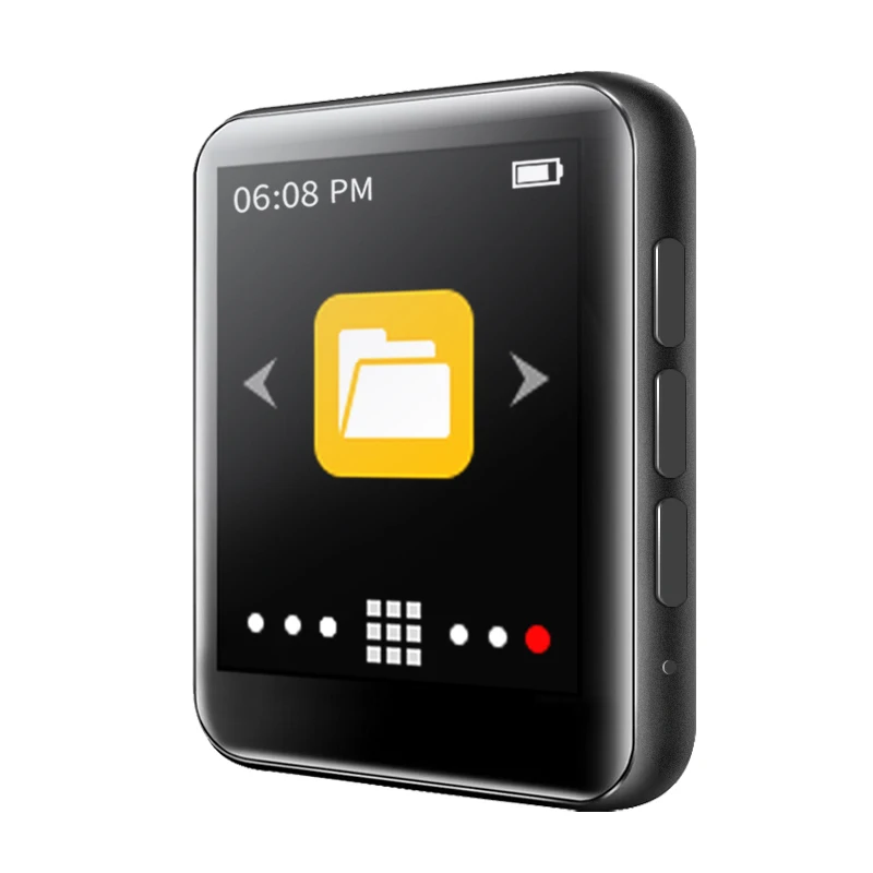 Noi RUIZU metal Bluetooth MP3 player touch screen full built-in difuzoare radio de înregistrare e-book redare video 5