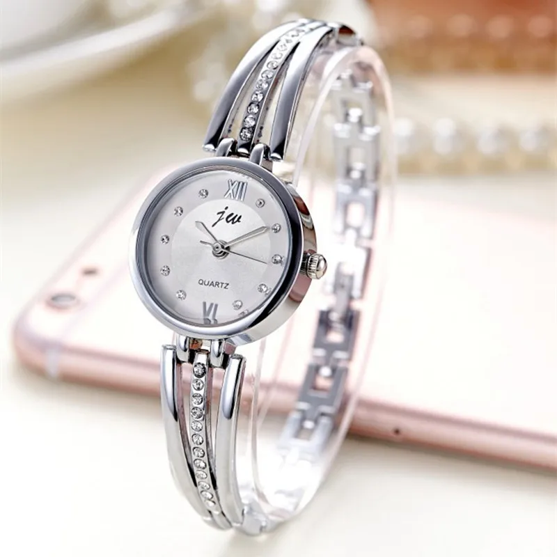Noua Moda Stras Ceasuri pentru Femei de Brand de Lux Brățară din Oțel Inoxidabil ceasuri Doamnelor Cuarț Rochie Ceasuri reloj mujer Ceas 5