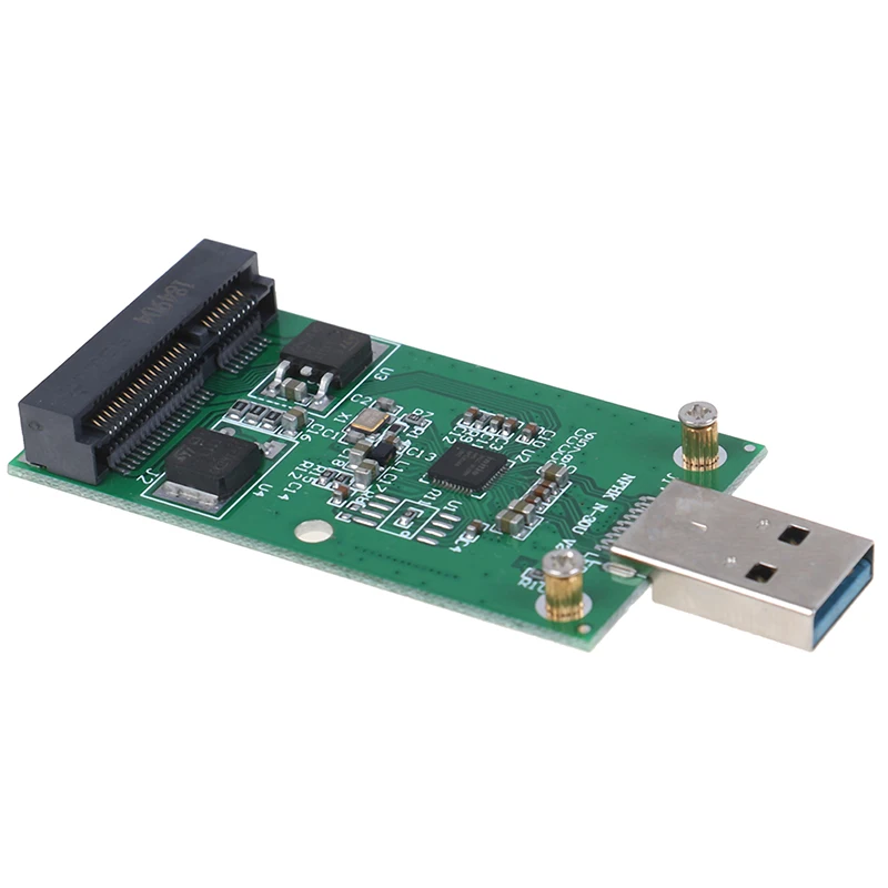 Produs nou Mini-USB 3.0 Pentru PCIE mSATA SSD Extern PCB Convertor Adaptor de Card 5