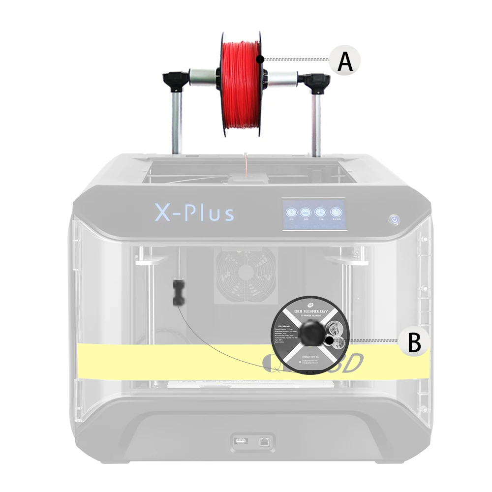 QIDI TECH 3D Printer X-Plus de Dimensiuni Mari Inteligent Industriale Clasa WiFi Funcția de Imprimare de Înaltă Precizie fata scut 5