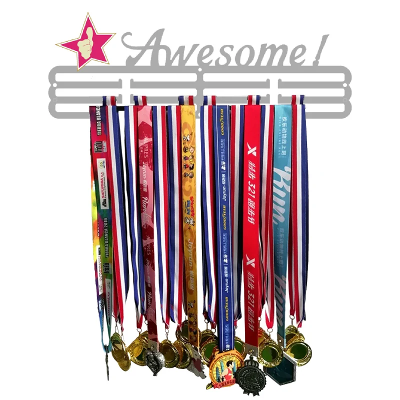 Sport Medalii Titularul Medalie Hanger Suport De Stocare De Inspiratie Decor Înot De Funcționare Concurs De Echitatie Medalie De Afișare Organizator Rack 5